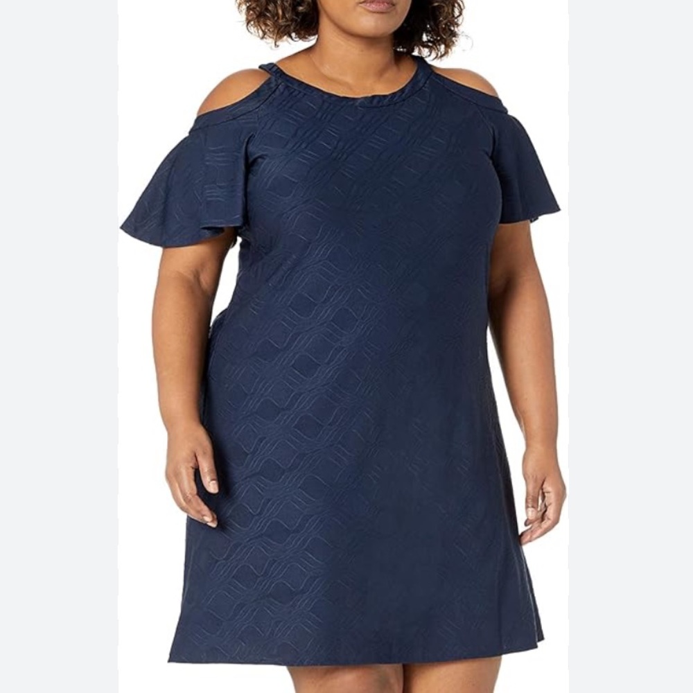 Gabby Skye Cold Shoulder Dress